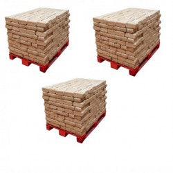 Bûches Compressées Écologiques Haute Performance - Bois Chauffage Français Durable