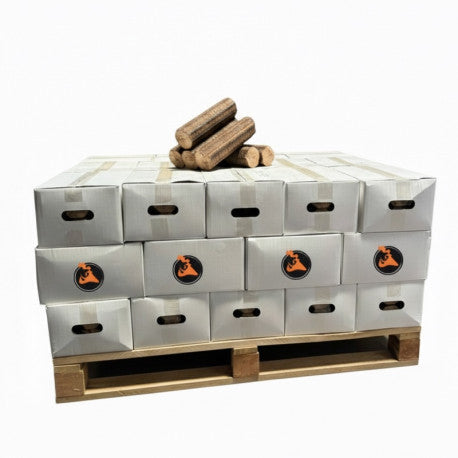 Bûches Compressées Haute Performance Mademoiselle Bûche - 42 Cartons Écologiques