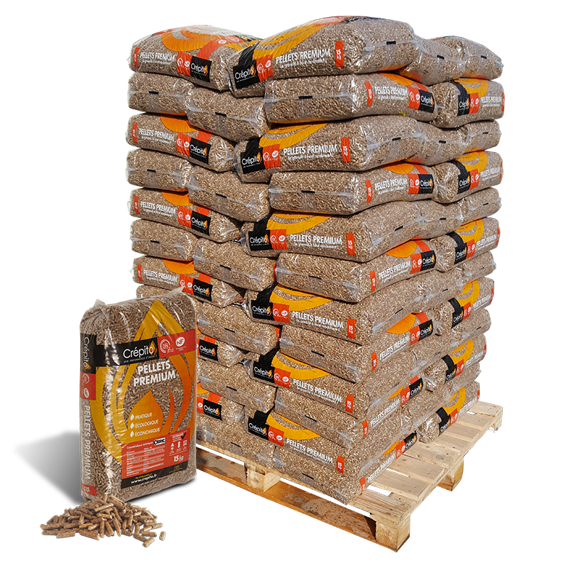 Granulés de Bois Premium Crépito®: Haute Performance, Écologiques et 100% Naturels