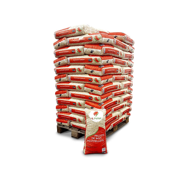 Palette Granulés Résineux B.PELLET EN+A1 72x15kg Chauffage Domicile Optimal